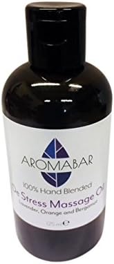 Relaxing Massage Oil Gift Set (3 x 125 ml) Lavender, De-Stress and Rebalancing Oil In Box