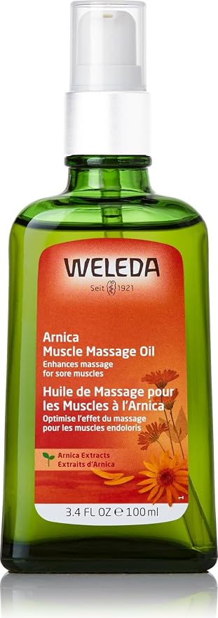 Weleda Olio Massaggio Decontratturante Arnica Sport 200 ml | olio arnica, weleda, massaggio sportivo, decontrattura muscolare, arnica montana, dolore muscolare, sport, recupero, bio, naturale