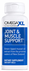 Pack of 3 OmegaXL Joint Support Supplement, for Relief - Natural Muscle Support 300 Soft Fit And Glow